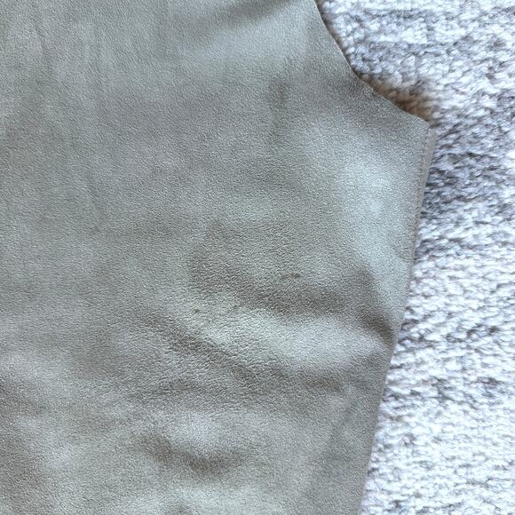 Veda Suede Leather Tank Scoop Neck Racer Back Size M - Picture 7 of 9